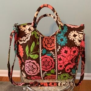 Vera Bradley 2 Way Tote in Lola (Retired)